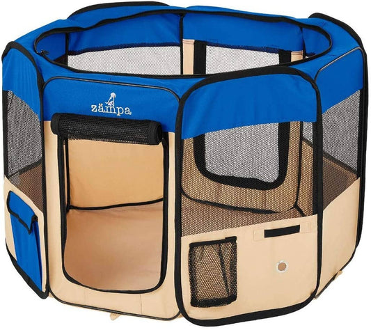 Portable Foldable Pet playpen with Carrying Case