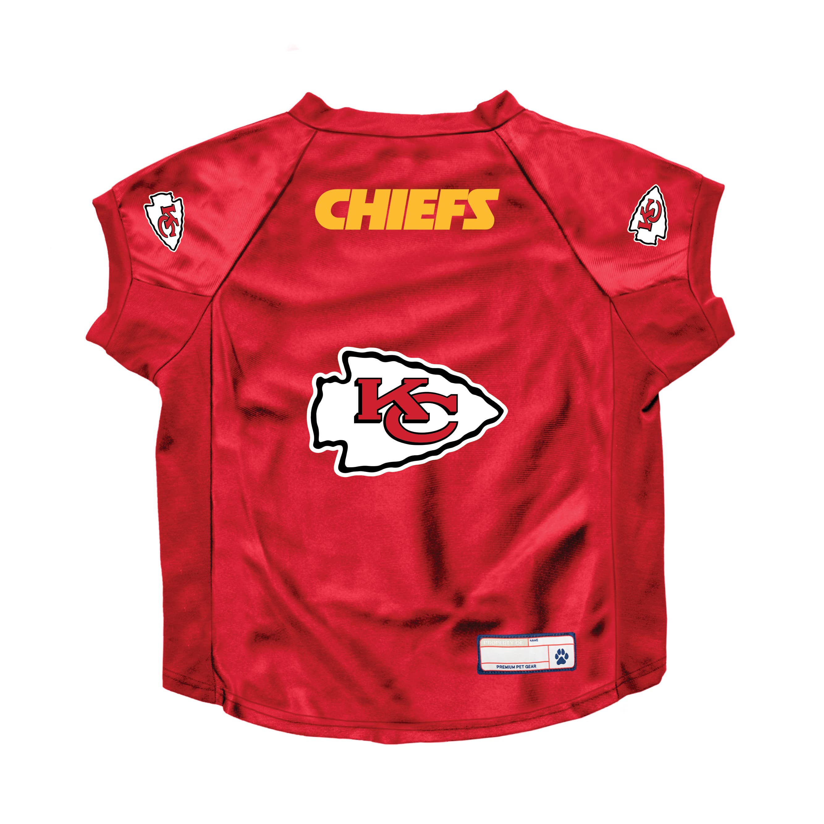 Kansas City Chiefs Pet Stretch Jersey - Big Dog