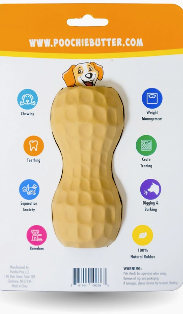 Peanut Butter Squeeze Pack 8oz , and Toy Filler sold seperate