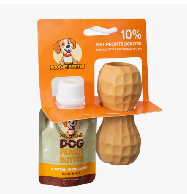 Peanut Butter Squeeze Pack 8oz , and Toy Filler sold seperate