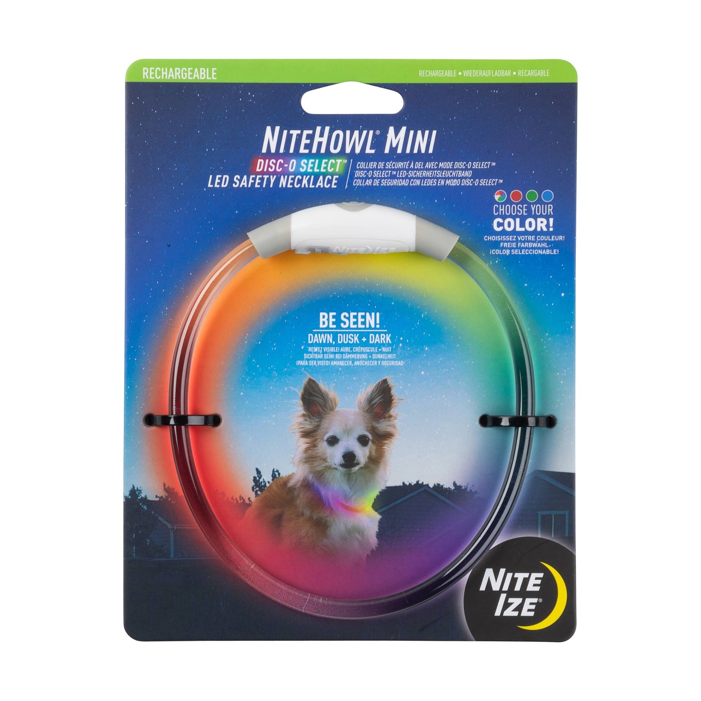 Mini Rechargeable LED Safety Necklace