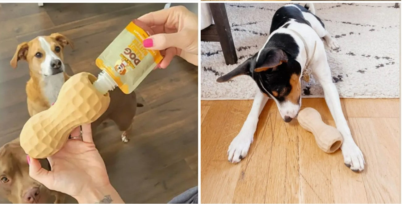 Peanut Butter Squeeze Pack 8oz , and Toy Filler sold seperate