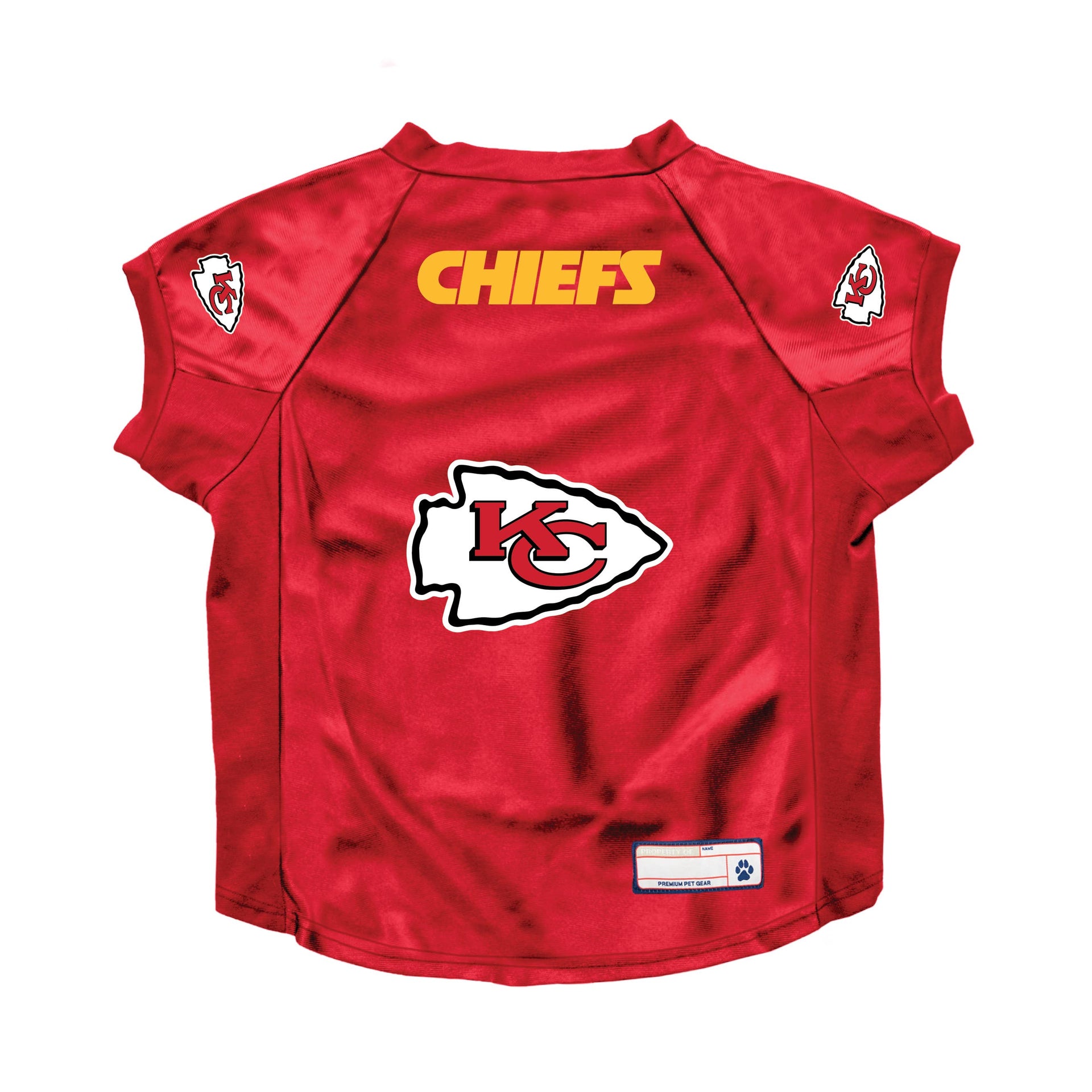 Kansas City Chiefs Pet Stretch Jersey - Xs