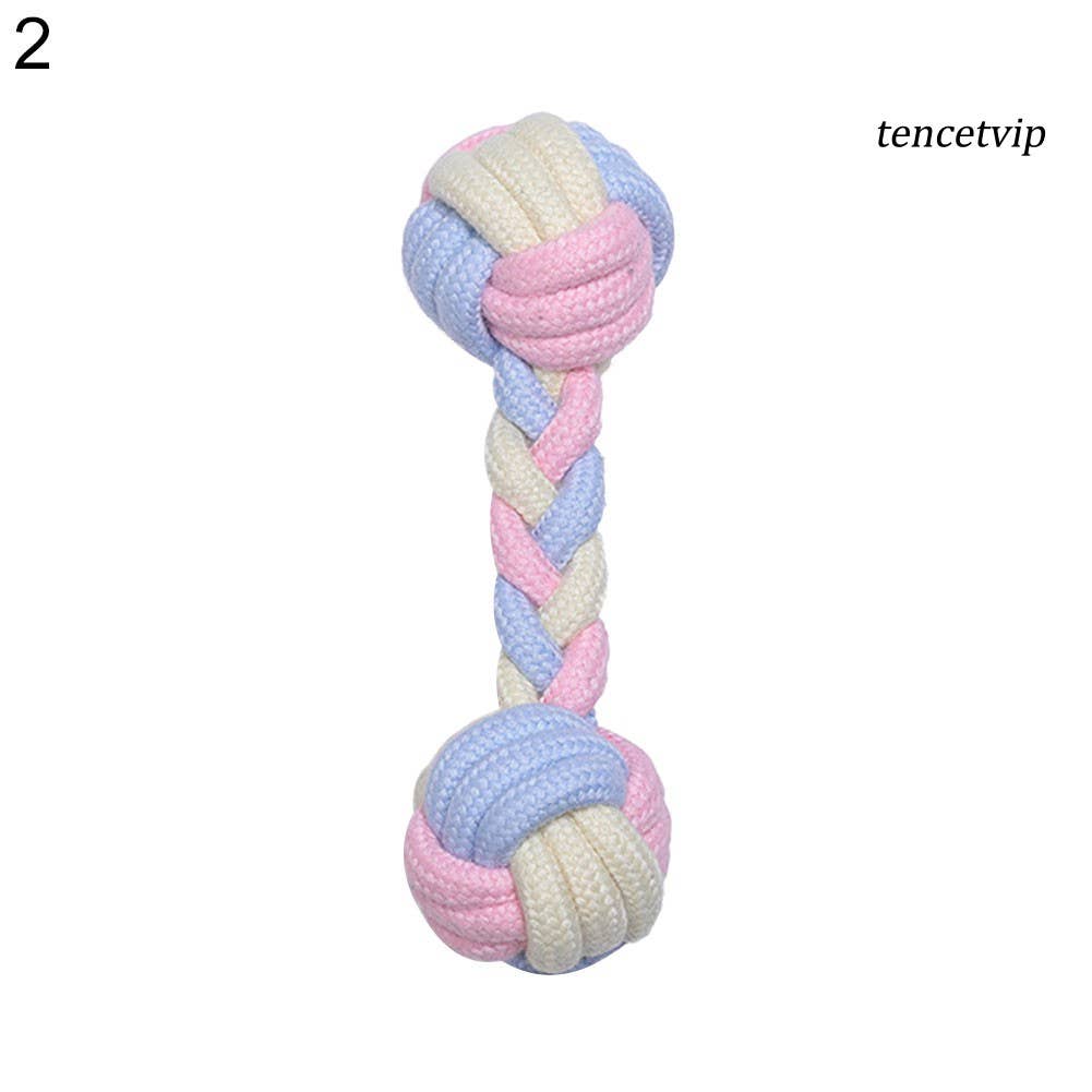 Pet Dog Puppy Cotton Rope Bite-resistant Molar Tooth Toy